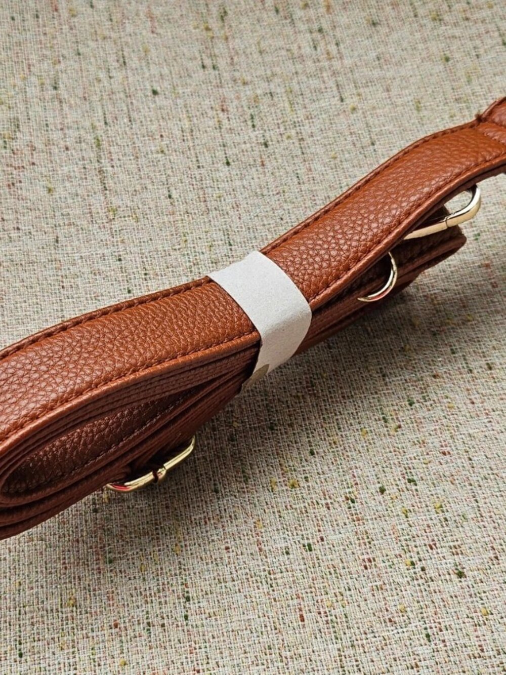 Replacement Strap for Shoulder Bag Hand Bag Brown Faux Leather Strap Adjustable - Picture 6 of 10